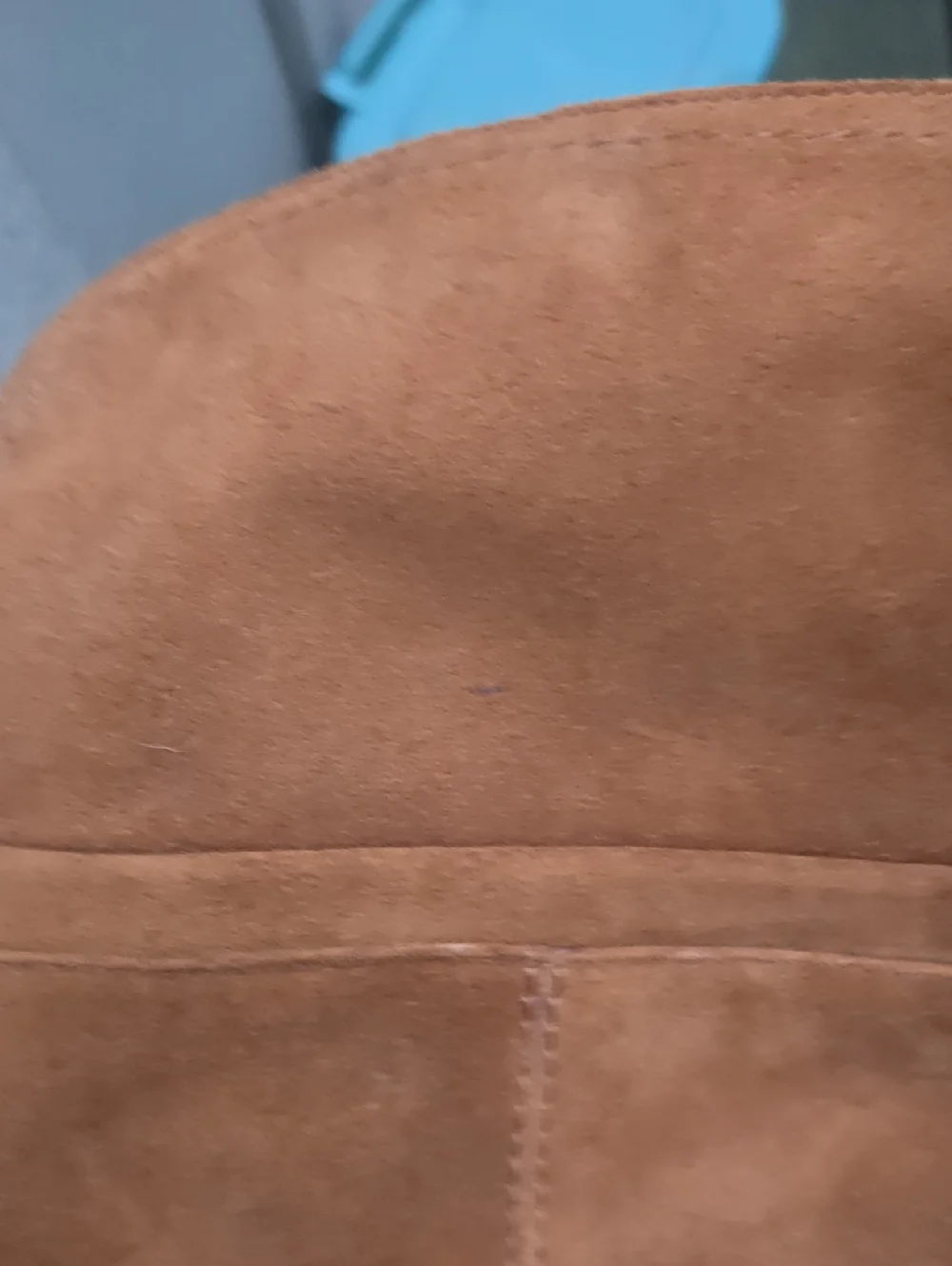Franco Sarto Elnora Cognac Suede Over The Knee Healed Boots 7M